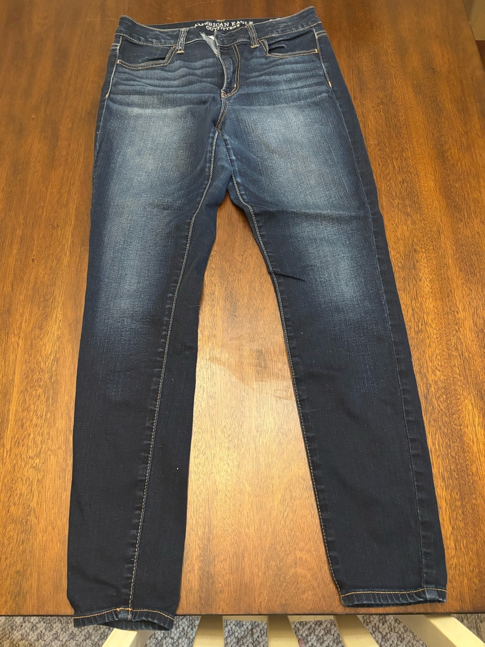 American Eagle Outfitters Women’s Dark Blue Skinny Jeans